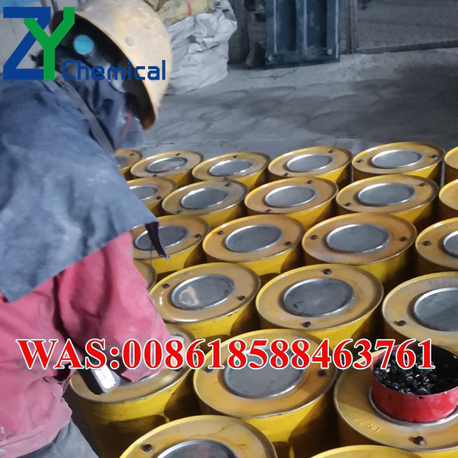 Industrial grade calcium carbide for welding packed in sealed steel drums