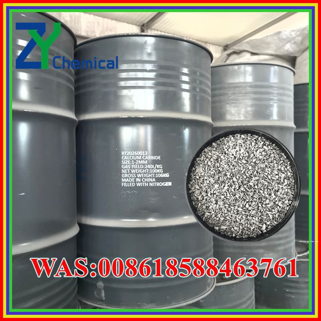 Fine calcium carbide powder particles with high purity and stable performance