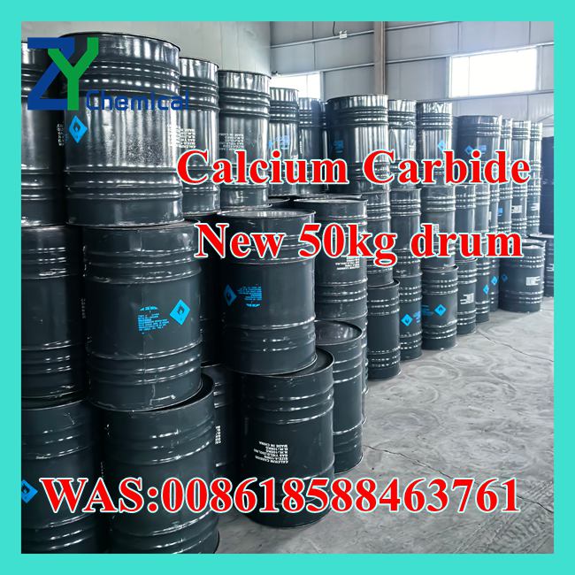 Chinese calcium carbide manufacturer supplying high quality CaC2 with 50kg drum packaging