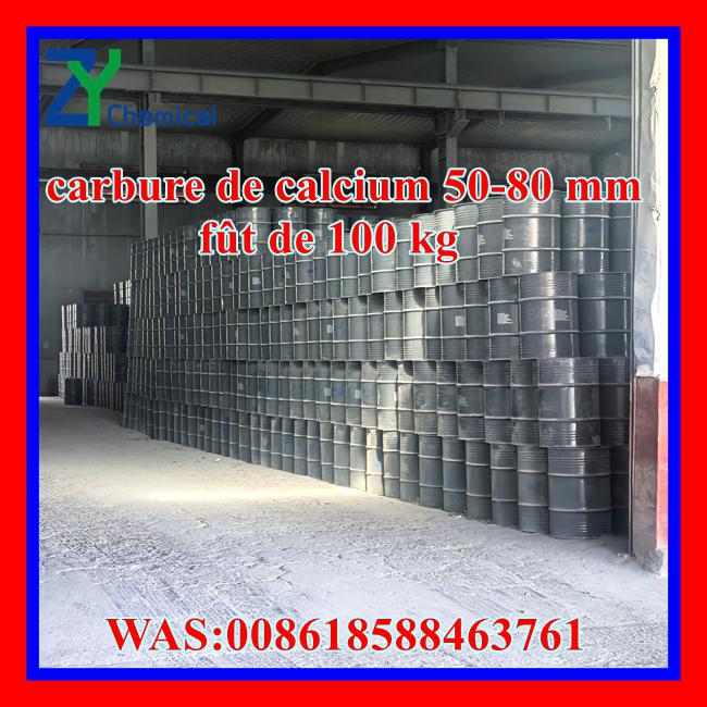 Fût de carbure de calcium 100 kg destiné à l'exportation internationale