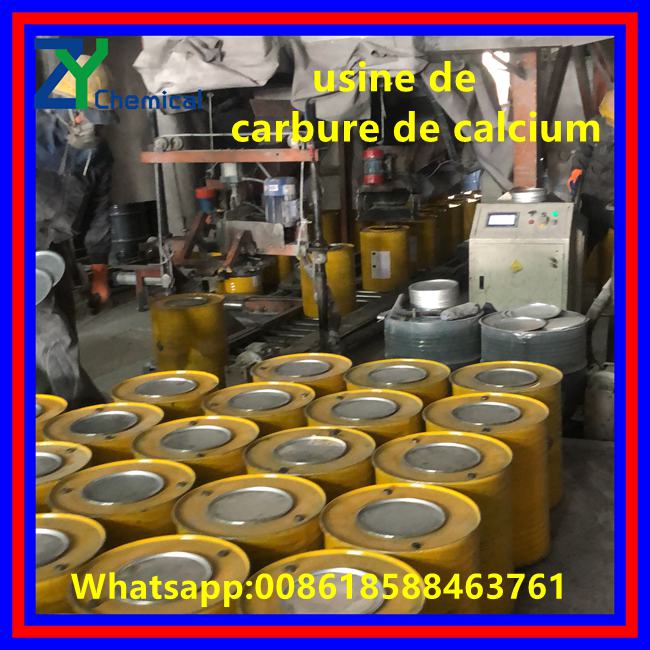 Usine de fabrication de carbure de calcium avec production industrielle professionnelle