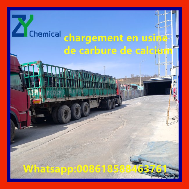 Carbure de calcium CaC2 conditionné pour le transport maritime et la livraison mondiale