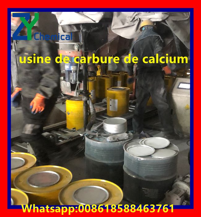 Producteur de carbure de calcium CaC2 avec emballage sécurisé pour exportation mondiale