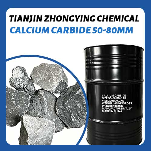 Direct factory supplier calcium carbide 50 80mm high gas yield