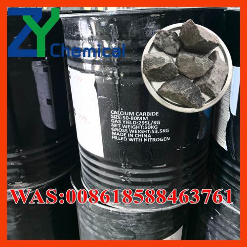 Top China Calcium Carbide 50-80mm 100/50kg drum Manufacturer Price