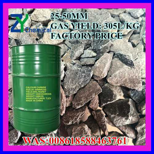 CaC2 Usine de Carbure de Calcium 25-50mm | Fabricant Chine